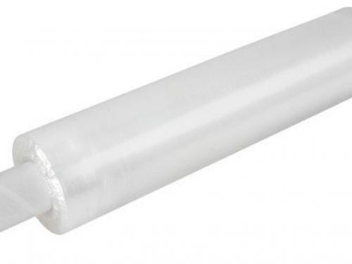 Click Here To Enlarge This Photo Of Clear Hand Wrapping Film - 20 Micron - Extended Core &lpar;Price Per Box of 6 Rolls&rpar;